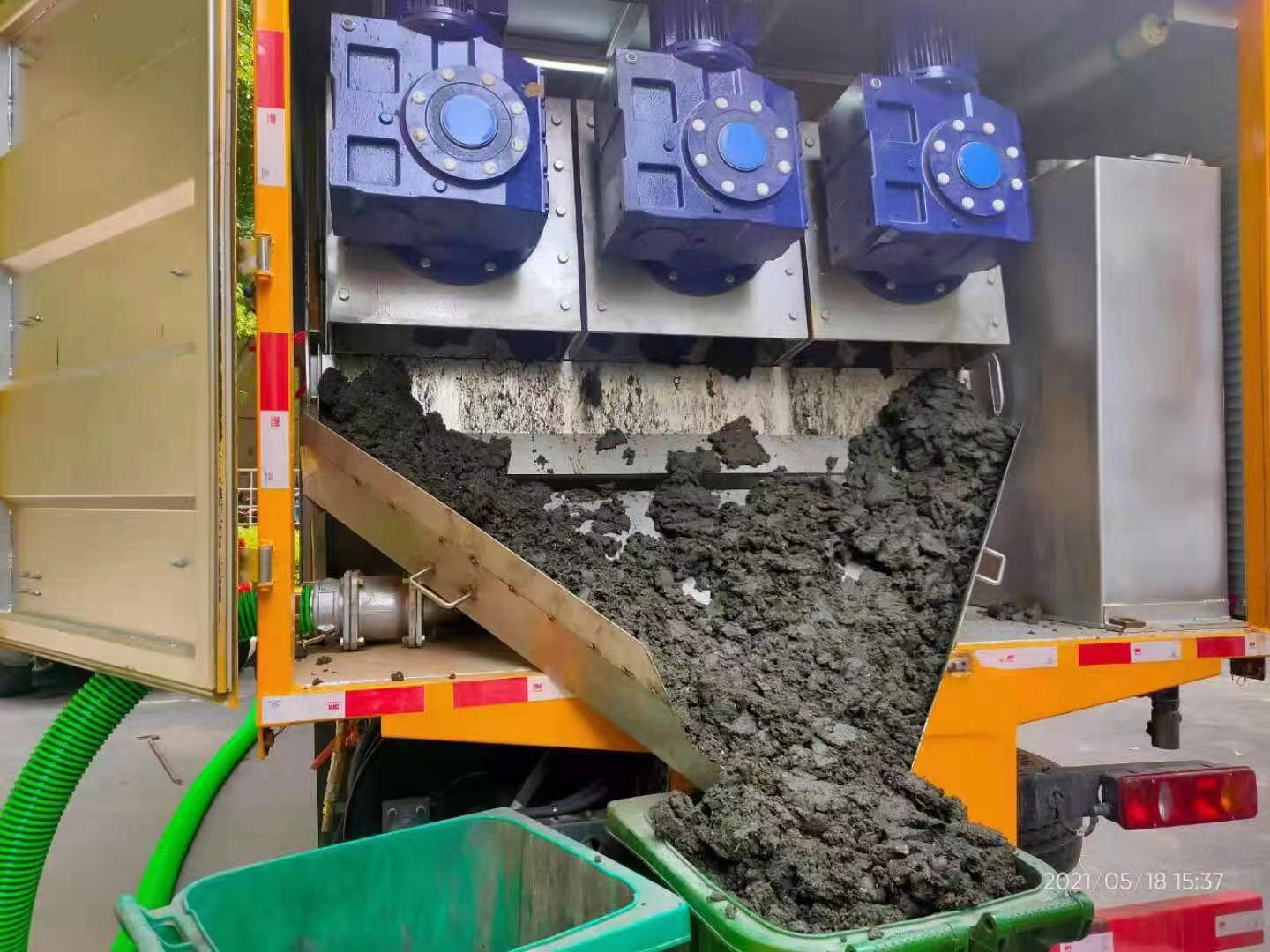 宝山化粪池清掏城市维护站-泥浆净化干湿分离处理